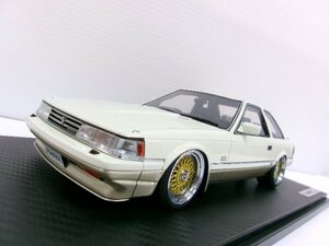 イグニッションモデル 1/18 トヨタ ソアラ 3.0GT リミテッド (Z10) ホワイト/ゴールド (5125-534)