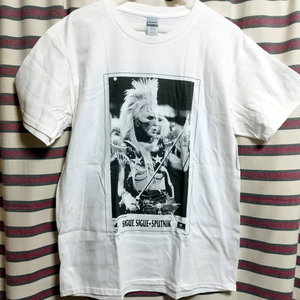 希少柄◇SIGUE SIGUE SPUTNIK T-shirt ■ ジグジグスパトニック Tシャツ 新品/送料無料★80's バンドT ロックT rock 布袋寅泰