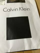 calvin klein opaque rib M-L ブラック カルバンクライン オペーク リブ 柄 黒 グンゼ パンスト タイツ ストッキング_画像4