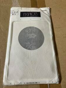 片倉工業 caron fashion panty hose アイボリー 柄 編み パンティホース パンスト タイツ ストッキング