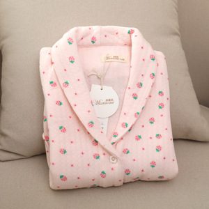 * pink × strawberry * 100cm * child room wear nakrw5500 put on blanket child room wear bathrobe pyjamas Nitro -b nightwear 