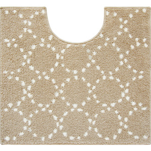 * dot beige * natural toilet mat toilet mat stylish mat toilet ...60 × 55cmo Kato natural 55×60cm