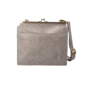 * gray * Lafiel rough .-ru natural imitation leather bulrush . shoulder bag shoulder bag lady's diagonal .. adult smaller 