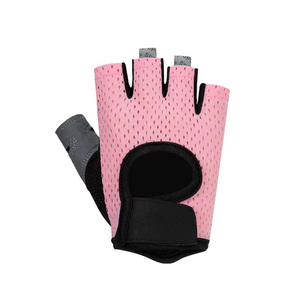 * pink * L * training glove pkq16 training glove lady's fitness glove .tore glove 