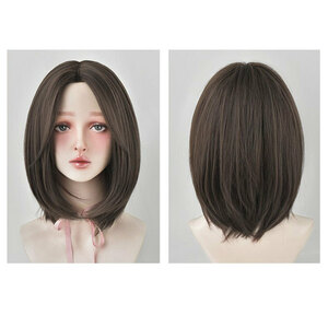 * ash × Brown * wig Bob pmyktr03 wig Bob Short Bob Short wig full wig full wig 