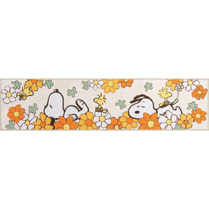 * Snoopy. flower fully /OR * character long mat 45×180cm kitchen mat 180cm character kitchen mat interior mat 