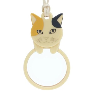 *mike/BE * magnifier pendant magnifier mobile necklace lady's magnifying glass lovely cat CAT.. cat Glasses Mother's Day Respect-for-the-Aged Day Holiday 