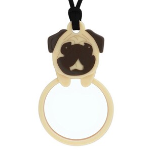 * Pug B/BE * magnifier pendant magnifier mobile necklace lady's magnifying glass lovely cat CAT.. cat Glasses Mother's Day Respect-for-the-Aged Day Holiday 