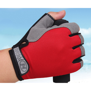 * red * L * training glove pkq9 training glove lady's .tore glove finger none half finger 
