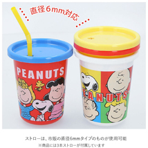 ☆ トトロプランツ プラスチック コップ セット 通販 子供 キッズ キャラクター ストロー付き タンブラー 蓋付き プラコップ ディズニー_画像6