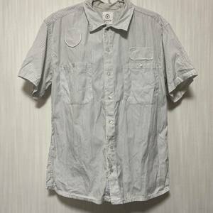 sz S visvim GS shirt 半袖シャツ gas stand ワークシャツ　ガソリンスタンド