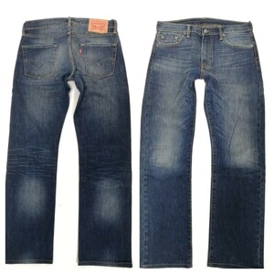 Levi's 513 W30 色落ち加工 ジーンズ ジーパン デニムパンツ メンズブラン リーバイス513