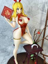 FAIRY TAI ルーシィ・ハートフィリア リペイント【キャストオフ】フィギュア 1/4 大型、バニー、高 44cm（エルザ）_画像10