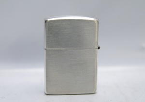 ZIPPO Sterling Silver 純銀 銀 2007 ケース付き 中古品 スターリングシルバー ジッポー　プレーン 喫煙具