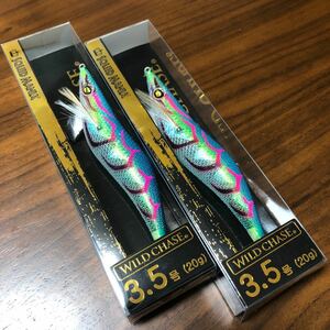 スクイッドマニア限定 ワイルドチェイス 3.5号 2本セット GODシュリンプ/ブルー WILD CHASE