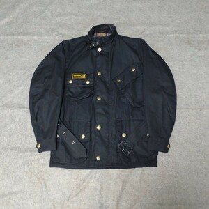 ほぼ新品　34　　バブアー　インターナショナル　　黒　barbour international 　ヴィンテージ　