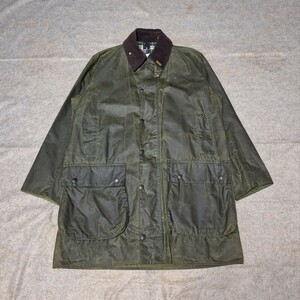 90s 希少 　タグ付デッドストック　40 バブアー ボーダー　セージ　 Barbour　 border 　ヴィンテージ　セージ