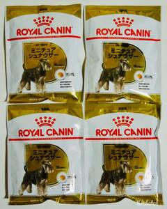 ●新品 即決 送料無料 ロイヤルカナン ROYAL CANIN ミニチュアシュナウザー ドッグフード 成犬〜高齢犬用 総合栄養食 サンプル 50g x 4袋