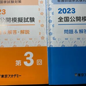 第113回看護師国家試験対策2023 第2回 第3回 全国公開模擬試験 東京アカデミー