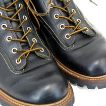 REDWING レッドウィング US10D 28cm ラインマン 2935 VIBRAMソール 2009年製 ワークブーツ LINEMAN ブラックハーネス 10007140_画像6