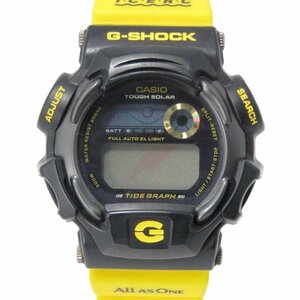 ジャンク CASIO G-SHOCK Gショック DW-9701K-9JR イルカクジラ GULFMAN 2000年 イルクジ ガルフマン タフソーラー イエロー 30012609