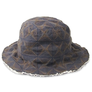 未使用 Nine Tailor ナインテイラー ハット N-1084 Wattle Hat リネン ネイビー 22000022