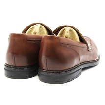 Clarks クラークス UK8G ローファー BANBURY STEP 902E バンバリーステップ アーモンドトゥ ブリティッシュタン 10007164_画像3