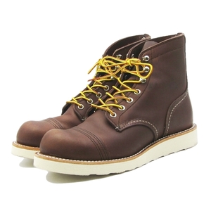  прекрасный товар REDWING Red Wing US6.5D 24.5cm железный Ranger 8088 Work ботинки колпак tu янтарь Harness 10007181