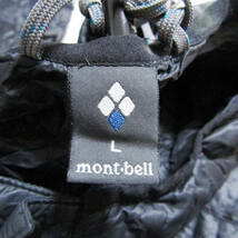 mont-bell モンベル インナーダウンジャケット 1101422 ULダウン ラウンドネックジャケット パッカブル ナイロン ブラック 黒 L 27104932_画像8