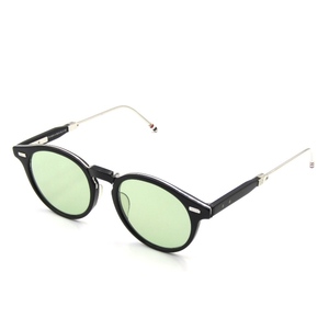 THOM BROWNE Tom Brown sunglasses TB-806-A-BLK-SLV-52 Boston folding type made in Japan mat black / silver 50017248