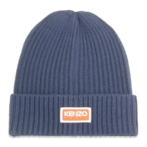 KENZO ケンゾー ニット帽 FD68BU180KWA BEANIE ビーニー ニットキャップ ネイビー 22000090