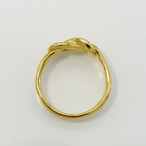 未使用 XOLO JEWELRY ショロジュエリー リング XOR011-3AG Knot Ring Large 24K ALL coating L ノット メキシコ製 19号 28006931_画像4