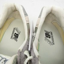 未使用 New Balance ニューバランス 26cm CM996HK2 35周年 アニバーサリーモデル ヴィンテージ加工 刺繍 グレー 35002430_画像5