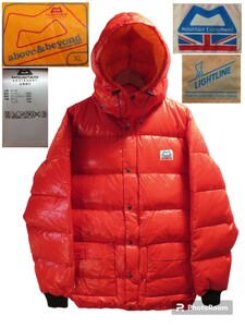 ★XLサイズ【MOUNTAIN EQUIPMENT/マウンテンエキップメント】定価33000+税/DUVET/ダウンジャケット/LIGHT LINE/アルパインジャケット/復刻