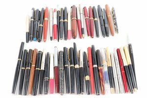 【46点】 PILOT パイロット MONTBLANC モンブラン PLATINUM プラチナ等 万年筆 ボールペン シャーペン 文具 まとめ売り 0703-TE