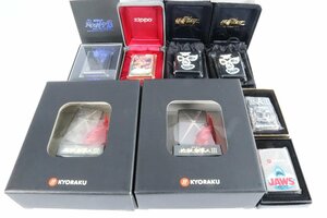 【8点】 ZIPPO ジッポー オイルライター 喫煙具 喫煙グッズ まとめ売り ジャンク KYORAKU ぱちんこ 必殺仕事人 冬のソナタ 等 0622-MS