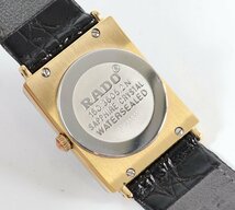 RADO ラドー jubile ジュビリー 160.3605.2N クォーツ メンズ 腕時計 保存ケース 箱付き 0570-TE_画像8