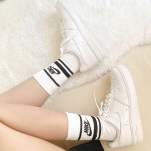 【新品】NIK NSW ESSENTIAL STRIPE SOCKS × 2 