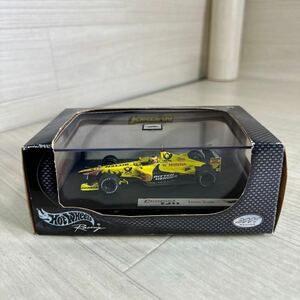 【A0202-2】未使用中古品『HOT WHEELS 1/43 JORDAN EJ11 Jarno Trulli ホットウィール ヤルノ トゥルーリ』モデルミニカー レーシングカー