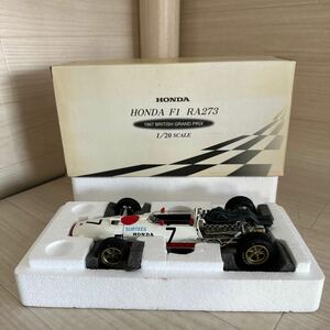 [A0205] unused secondhand goods [HONDA F1 RA273 1967 BRITISH GRAND PRIX #7 1/20 #7 ] model minicar racing car 