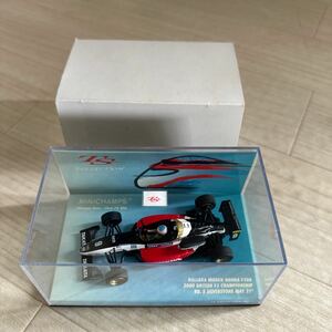 【A0231-2】未使用中古品『ミニチャンプス 1/43 ダラーラ F300無限ホンダ 2000 ♯9 佐藤琢磨』 モデルミニカー レーシングカー