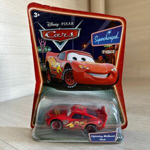 【A0241-3】未開封中古品『マテル ピクサー ディズニー カーズ Lightning McQueen Flash ♯95』キャラクターカー モデルミニカー（同梱可）