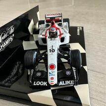 【A0235-10】『ミニチャンプス 1/43 BAR HONDA 006 ♯10』 モデルミニカー レーシングカー（同梱可）_画像4