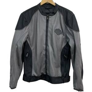 【美品】 HARLEY DAVIDSON ハーレーダビッドソン 98215-09VM メッシュジャケット 　グレー系　黒系　ブラック系　Sサイズ　5923-80