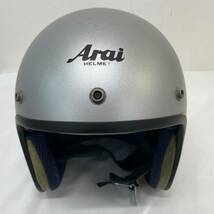 【即決】 Arai アライ Classic DC ジェットヘルメット 　シルバー系　XLサイズ（61-62センチ）　5952-100_画像1