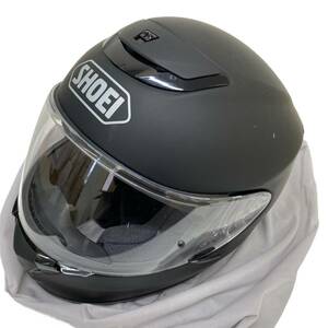 【美品】 SHOEI ショウエイ フルフェイスヘルメット QWEST クエスト 黒系 ブラック系 Mサイズ　6232-100