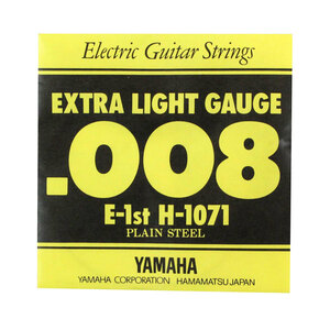 ヤマハ YAMAHA H1071 エレキギター用 バラ弦 1弦×6本