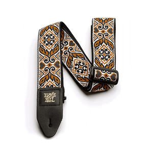 アーニーボール ストラップ ERNIE BALL 4161 Tribal Brown Jacquard Strap ギターストラップ