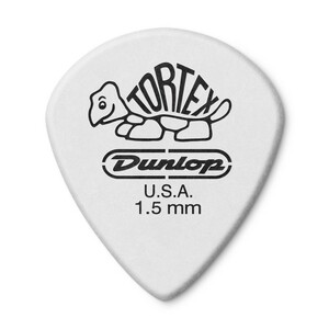 JIM DUNLOP 498 Tortex Jazz III XL 1.5mm Wihte ギターピック×12枚