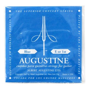 AUGUSTINE BLUE 1弦 オーガスチン 青 クラシックギター弦 バラ弦×6本